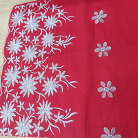 Brokat Jacquard Moss Crepe Poliester Kain Bordir untuk MALAYSIA dan Timur Tengah Rok MUSLIM dan LONGUETTE
