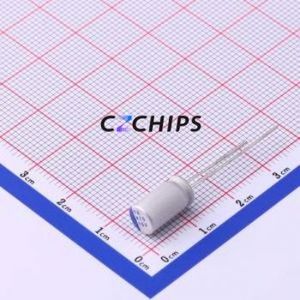 Condensador Sólido SPE1CM471E12OL, Componente de Orificio Pasante (THT), D6.3xL12mm 470uF 20% 16V 2.5mm - Product Image 1