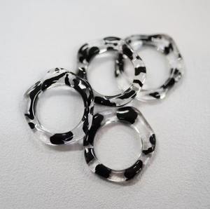 Venta al por mayor traje de baño anillos de resina hebilla deslizante de plástico ajustable logotipo personalizado hebilla de cinturón decorativa para sujetador bolsos ropa - Product Image 4