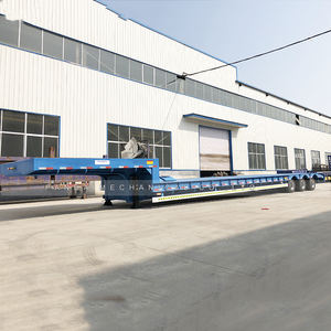 Remorque à plateau surbaissé de 40 pieds (12 mètres) 13 m, remorque de transport à plateau surbaissé, remorque de camion à plateau surbaissé, à vendre en Tanzanie - Product Image 2