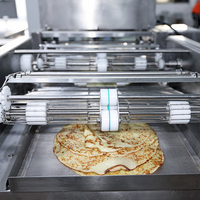 Machine à crêpes électrique automatique de table pour usage commercial et industriel, ligne de production de crêpes françaises