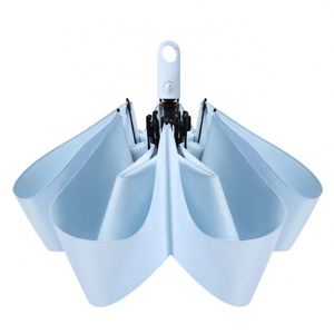 Parapluie pliant ultra-léger et entièrement automatique, double usage, avec protection solaire et revêtement anti-adhésif, pour adultes, cadeau d'affaires - Product Image 4
