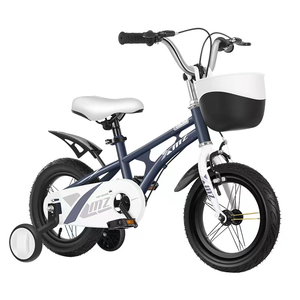 Bicicletta da montagna QUQl con telaio in acciaio e cestino in plastica, da 12-18 pollici, per bambini dai 3 ai 12 anni, con rotelle, disponibile OEM - Product Image 5