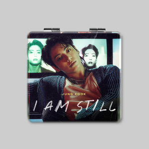 Toptan bts Idol bts Boys JUNGKOOK ben hala çift taraflı kare katlanabilir taşınabilir makyaj aynası - Product Image 1