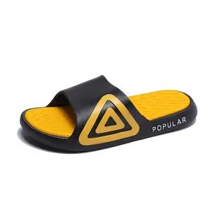 Chinese Light Weight Anti-slip Comfortable Supplier Unisex PVC Non-slip Slides Summer Casual Slipper