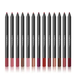 YUE 13 Farben Einziehbares wasserdichtes Lip Liner Set Roll It Up Auto Lip Liner Bleistift Langlebig Fade Resistant