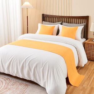Hotel di lusso letto corridori con Design Jacquard stile semplice foglio tipo cuscino Set 300tc Thread Count per tutte le stagioni - Product Image 3