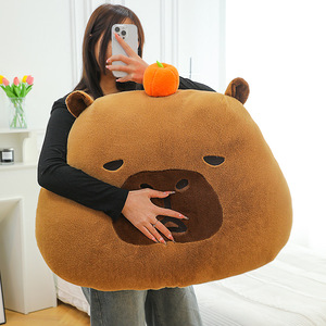 Creative Soft Cartoon Capybara <b>Doll</b> Pillow Sleeping Throw Animal Plush Pillow Bed Decoration Capybara Pillow Gift for Children - Product Image 3