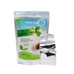 Green beauty detox tea 3g*28teabags Lose Weight Slimming Tea 28 Days Detox Tea