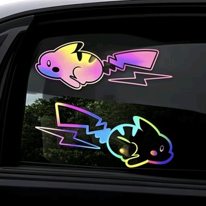 Impresión de fábrica diseño personalizado impermeable Holo pegatina coche - Product Image 3