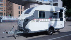 Design moderno piccola casa 2 persone capacità di sonno rimorchio da viaggio campeggio Caravanning attrezzature Caravan House rimorchio - Product Image 6