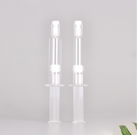 Seringue en plastique transparente pré-remplie d'huile de 1ml 3ml 5ml 10ml avec Luer Lock avec mesure Bouteille cosmétique sans air