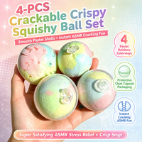 Jouet anti-stress en forme de bonbon, sonore et souple, effet croustillant arc-en-ciel, pour soulager le stress et la décompression