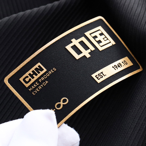 May Dệt Cao Su Quần Áo Nhãn Tùy Chỉnh Thương Hiệu May Mặc Silicone In Ấn Cảm Thấy Vải Nhãn Cho Thương Hiệu Quần Áo - Product Image 3