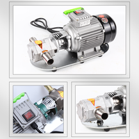WCB 100 Taşınabilir Hidrolik Dişli Yağ Pompası 100 LPM 1.1 KW 304 Paslanmaz Çelik Düşük Viskoziteli Yağ Transferi 2800 Rpm
