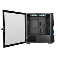 Caja de metal para juegos de ordenador, torre central de chasis de alta calidad a prueba de polvo para juegos de pc