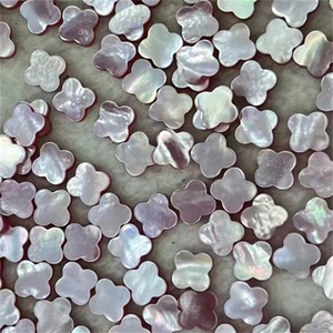 8mm 10mm rosa azul <span class=keywords><strong>verde</strong></span> cuatro trébol piedra 2mm de espesor trébol de cuatro hojas Natural nácar fregona plana - Product Image 5