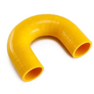 Tubo de silicona Color negro en forma de <span class=keywords><strong>U</strong></span> Tubo de silicona flexible Codo de 180 grados Manguera de radiador de silicona para sello de camión de coche a prueba de fugas - Product Image 5