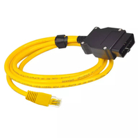 Câble de programmation Ethernet Esys OHP 16 broches OBD2/OBD 2/OBD-II mâle vers RJ45 Wlan E-sys pour BMW Volvo