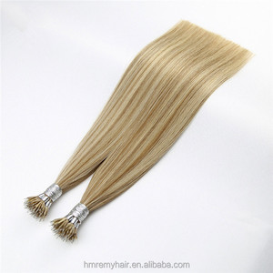 Extensions de cheveux naturels chinois Remy 16-30 pouces, pointe I Nano, <span class=keywords><strong>micro</strong></span>-anneaux, kératine 0,8g-1g/brin, kératine organique, cheveux humains doublement étirés - Product Image 3