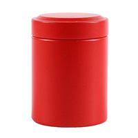 Petite boîte en fer blanc 45*65mm, petit récipient alimentaire pour café, thé, bonbons, thé en vrac, conteneur de rangement