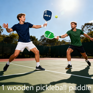 Raqueta de Pádel de Madera de Álamo de 7 Capas en 3 Colores, Raqueta de Práctica Diaria para Pádel - Product Image 4