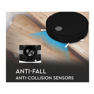 Articolo di presa 800PA nero motore Robot aspirapolvere telecomando LDS navigazione spazzare lavapavimenti funzioni ue noi Plugs-SKU-8659