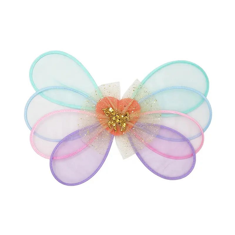 New Wings Princess Butterfly Costume Girls Unicorn Fairy Wings for Kids Dress up Birthday Party