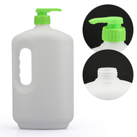 Bouteilles en plastique HDPE de 2 litres avec pompe, grand volume OEM, conteneur en plastique pour détergent à lessive liquide