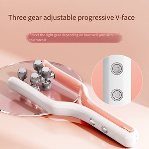 Huisgebruik Y-vormige handzame 360° draaibare dunne gezichtshuid verstevigende gezichtslift 3D roller massage gezichtsverslankende beautyapparaat - Product Image 4