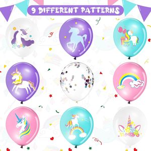 <strong>Unicorn</strong> Latex Balloons Kit Rainbow Birthday <strong>Party</strong> Balloons <strong>Supplies</strong> for <strong>Unicorn</strong> Theme Birthday - Product Image 2
