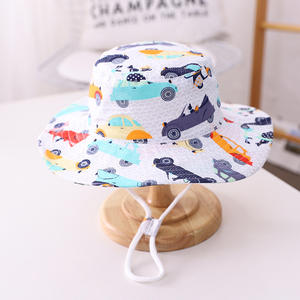 Sombrero de verano con protección UV para bebé, <span class=keywords><strong>gorra</strong></span> de protección UV con dibujos animados - Product Image 6
