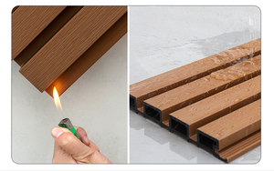 Mẫu miễn phí <span class=keywords><strong>WPC</strong></span> Panel tường nhanh chóng vận chuyển không thấm nước bên ngoài Hội Đồng Quản Trị cho ngôi nhà hiện đại mặt tiền - Product Image 4