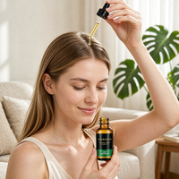 Minyak Penumbuh Rambut Rosemary Black Castor Mempromosikan Pertumbuhan Memperkuat Akar untuk Rambut Menipis OEM ODM Label Pribadi