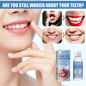 <span class=keywords><strong>Nouveau</strong></span> Gel de dents façonnable placage de prothèse dentaire accolades Film TV maquillage prothèses dentaires remplissage temporaire Gel de dents remplissage de trou de dent - Product Image 3