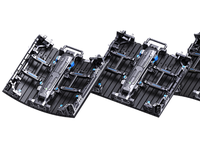 Écran LED d'arc incurvé pour location, panneau P2.6 P2.9 P3.91 500x500mm, mur vidéo moulé sous pression, verrouillage rapide, 3840Hz, pour événements créatifs, concerts et tournées