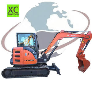 HITACHI รถตีนตะขาบ5.5ton ขนาดเล็ก ZX55USR รถขุดพร้อมเครื่องยนต์ Isuzu EPA CE เครื่องยนต์ PC55 4TNV88 ZX55USR Vio55 SY55U - Product Image 1