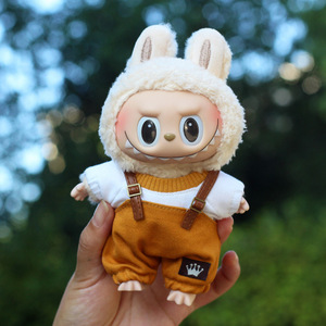Labubu Doll Clothes 17cm Macaron Style Suspender Outfit For Vinyl Dolls <b>Generation</b> 1 3 Fashion Toy Apparel - Product Image 3
