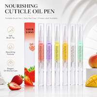 Stylo d'huile nourrissante pour ongles 5 ml, logo personnalisé, soin des ongles, 15 parfums, revitalisant pour cuticules, huile de soin des ongles, nourrissant