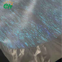 Nappe en fibre optique avec connecteur USB, contrôle à distance/application, formes rondes et rectangulaires personnalisées pour la décoration de banquets, de fêtes et de mariages