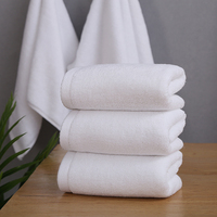 Serviettes de bain et de toilette 100 % coton blanc pur pour hôtels, maisons d'hôtes et gîtes – Vente en gros