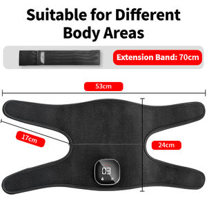 Sabuk Lutut Neoprene Terapi LED Cahaya Merah dengan Timer Otomatis dan Daya 10W untuk Dukungan Sendi - Product Image 2