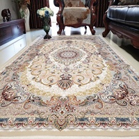 Tapis persan de style européen, américain, chinois, moderne pour salon, résistant à la saleté, facile d'entretien