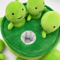 Tapis de jeu interactif en peluche tortue pour animaux de compagnie, jouet de recherche et de cache-cache, petit tortue en peluche, distributeur de nourriture lent, jouet de puzzle pour chien et chat, jouet d'entraînement à la recherche de nourriture