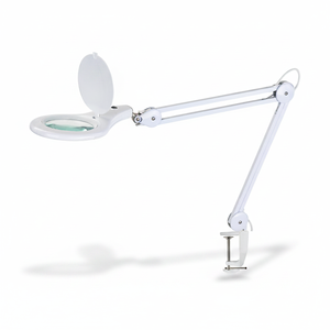 Factory Wholesale LED Magnifying Lamp with <b>Clamp</b> 5X 10X Adjustable Arm <b>Light</b> for Workbench Repair Jewelry Reading - Product Image 1