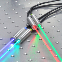 Komponen Eksperimental Optik Laser Cahaya OM-12A-G Merah/Biru/Hijau 12mm Fokus Dapat Diatur 405-830nm Laser Eksperimen Optik