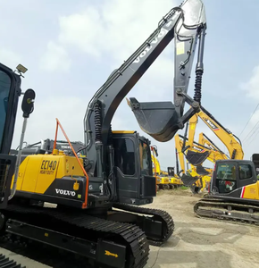 Excavatrice d'occasion de taille moyenne de 14 tonnes Volvo EC140 sans fret avec pompe de boîte de vitesses de moteur à bas prix - Product Image 4