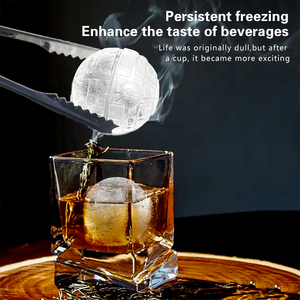 <span class=keywords><strong>Silicone</strong></span> khay đá 6-khoang hình dạng tròn cho đồ uống và Whiskey Silicon bóng Khuôn đá - Product Image 3