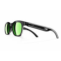 Lunettes intelligentes F09 les moins chères avec assistant vocal, traduction, appels téléphoniques, lecteur de musique, commande tactile, lunettes de soleil d'extérieur SANS caméra