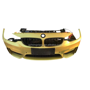 El kit de carrocería frontal usado para <span class=keywords><strong>BMW</strong></span> M3 F80 y M4 F82 F83 incluye recortes de luz antiniebla del parachoques delantero S55 tanque de condensador de ventilador electrónico - Product Image 3
